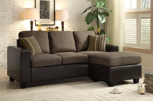 #Slater Reversible Sofa Chaise BROWN
