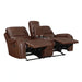 8549brw-2-double-glider-reclining-love-seat-with-center-console-receptacles-and-usb-ports