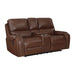 8549brw-2-double-glider-reclining-love-seat-with-center-console-receptacles-and-usb-ports