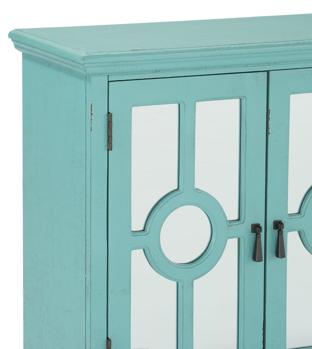 Poppy Accent Cabinet AQUA