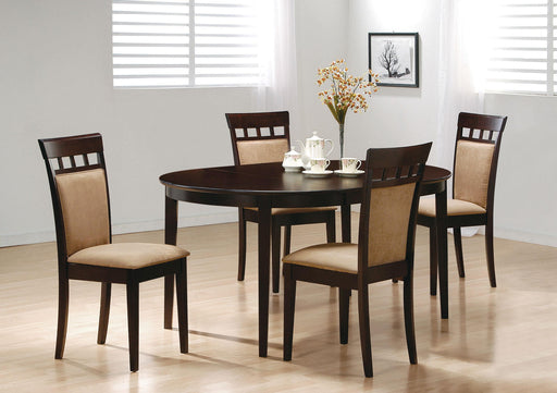 gabriel-5-piece-extension-leaf-dining-table-set-cappuccino