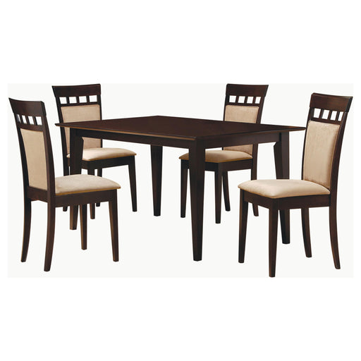gabriel-5-piece-rectangular-59-inch-closed-back-dining-set-cappuccino