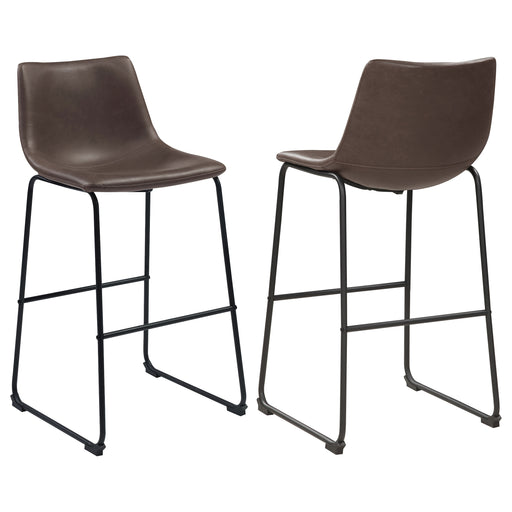 industrial-brown-faux-leather-bar-stool