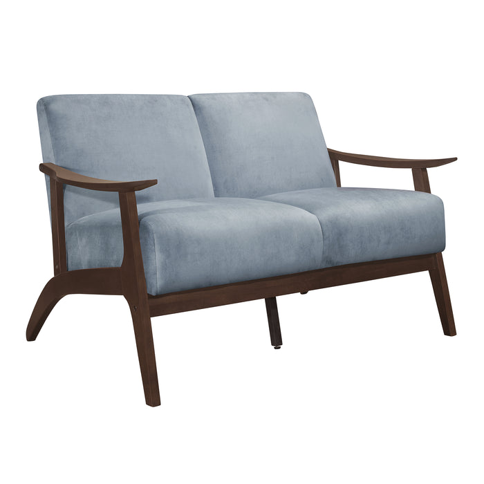 Carlson Loveseat BLUE/GREY