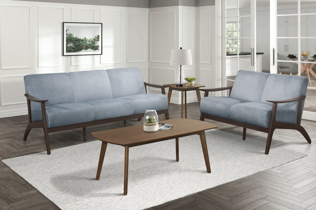 Carlson Loveseat BLUE/GREY