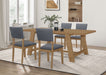 sharon-rectangular-trestle-base-dining-table-set-blue-and-brown