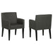 catherine-upholstered-dining-arm-chair-charcoal-grey-and-black-set-of-2