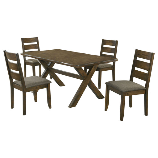 alston-rustic-trestle-five-piece-dining-set