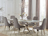 antoine-rectangular-dining-set-chrome-and-grey