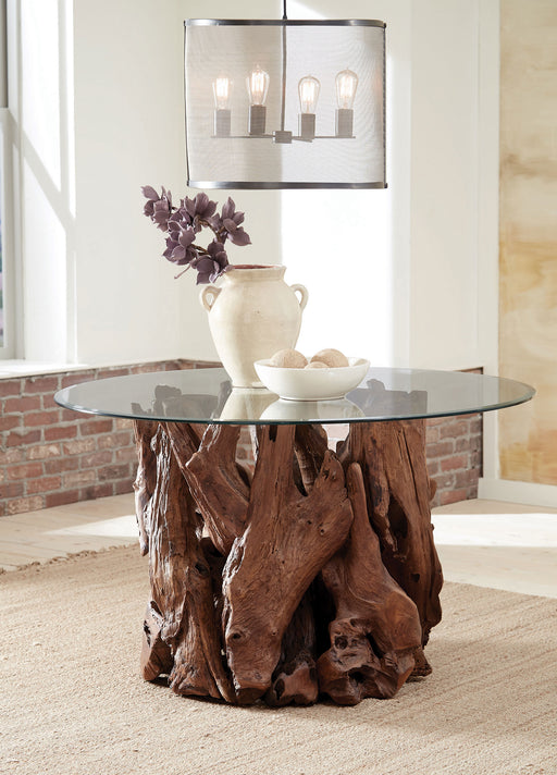 asbury-round-glass-top-dining-table-clear-and-natural-teak