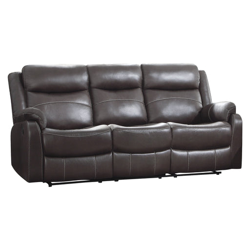 9990db-3-double-lay-flat-reclining-sofa-with-center-drop-down-cup-holders