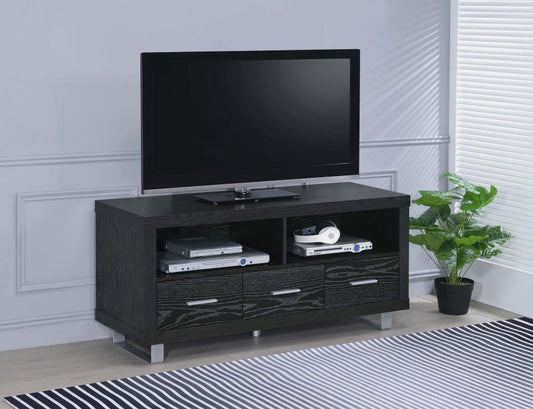 Alton 48" 3-drawer 47" TV Console BLACK OAK ONLY