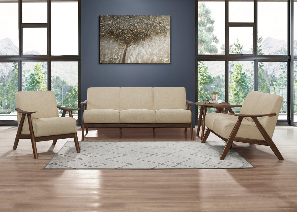 Damala Loveseat LITE BROWN