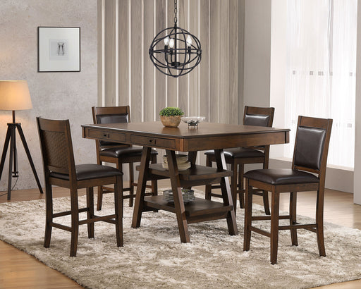 dewey-5-piece-rectangular-dining-set-brown-and-walnut