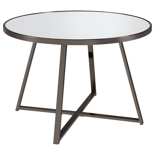 jillian-round-dining-table-with-tempered-mirror-top-black-nickel