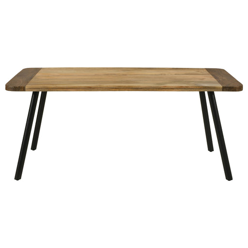 maverick-rectangular-tapered-legs-dining-table-natural-mango-and-black