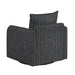 pinstripe-swivel-chair