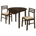 g130006-casual-natural-and-beige-three-piece-dining-set