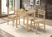 g130006-casual-natural-and-beige-three-piece-dining-set