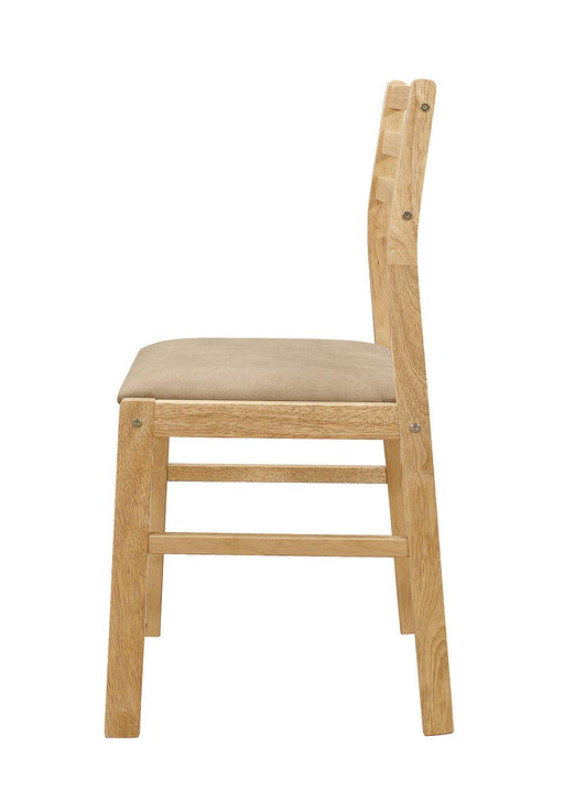 g130006-casual-natural-and-beige-three-piece-dining-set