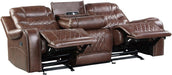 homelegance-furniture-putnam-double-reclining-sofa-with-drop-down-in-brown-9405br-3