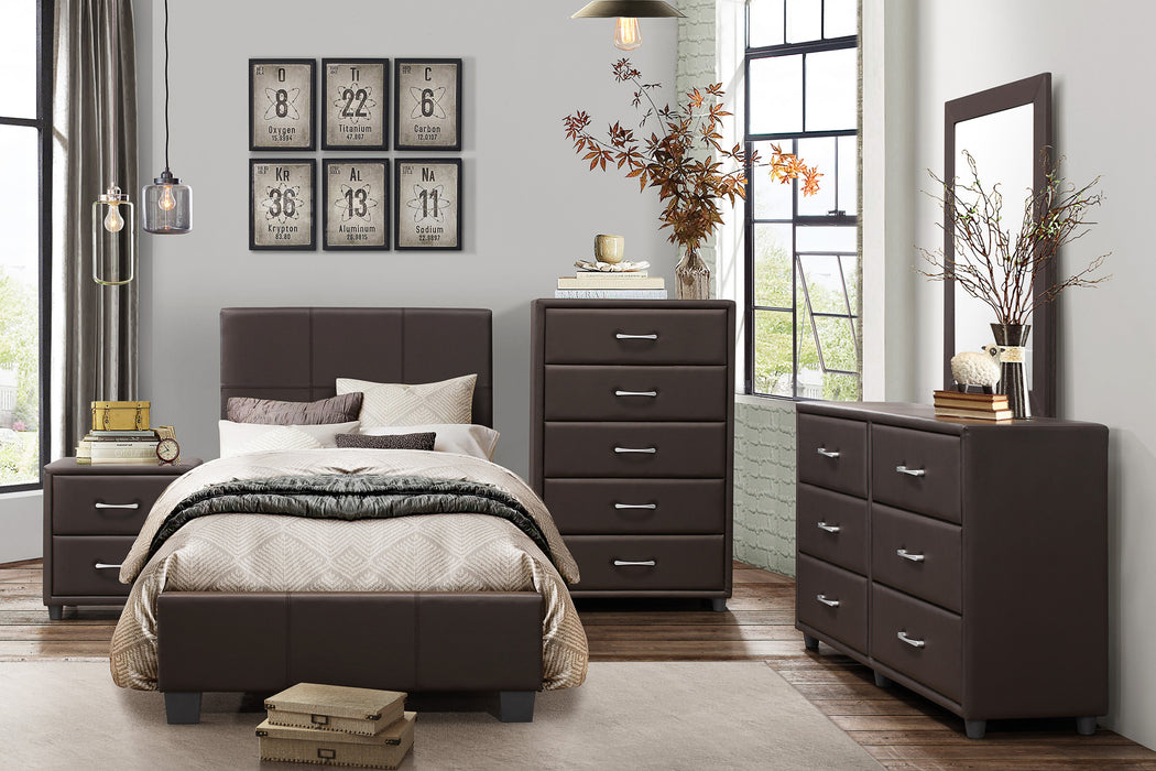 Lorenzi Dresser BROWN VINYL