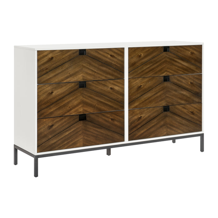 Olso Dresser WALNUT/WHITE