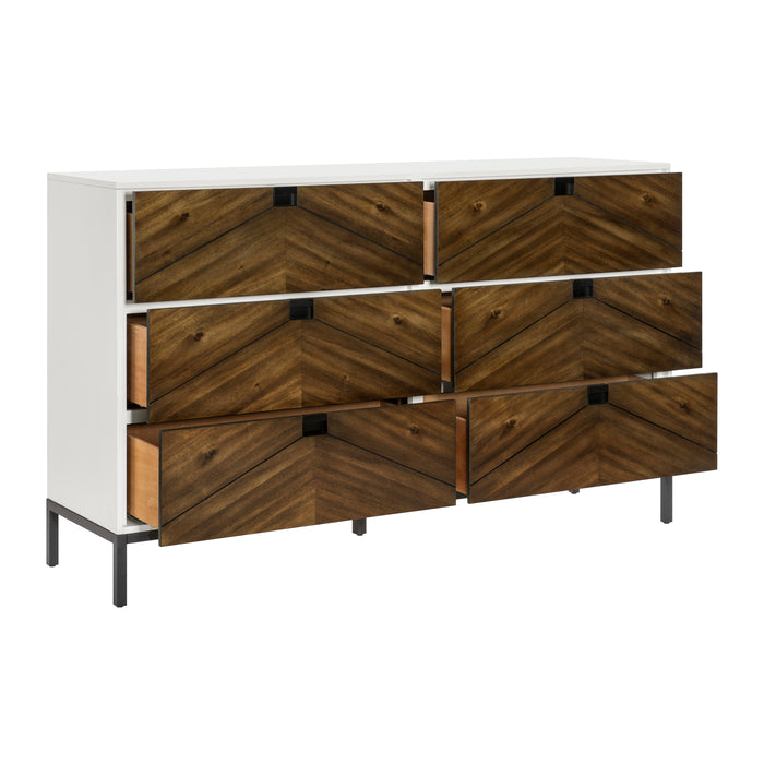 Olso Dresser WALNUT/WHITE