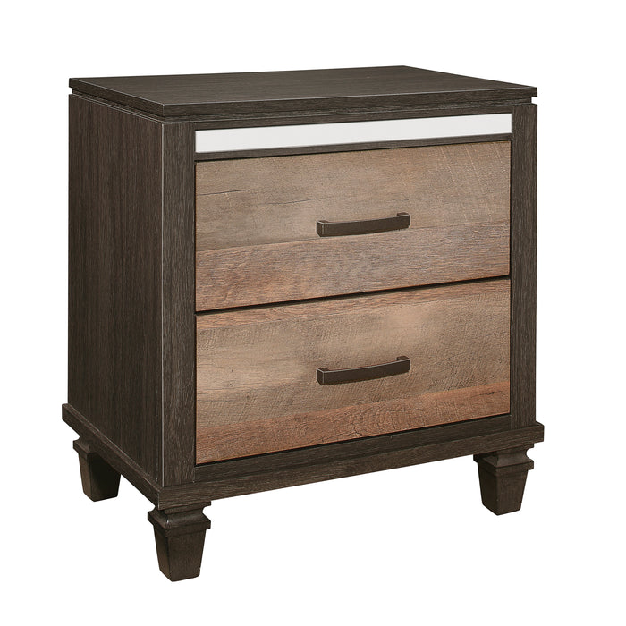 Danridge Nightstand BROWN/EXPRESSO