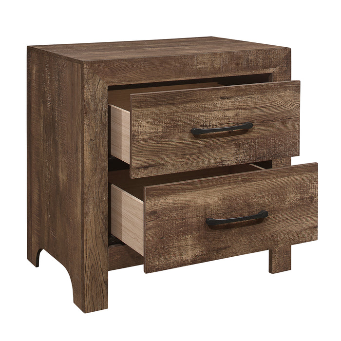 Corbin Nightstand RUSTIC BROWN