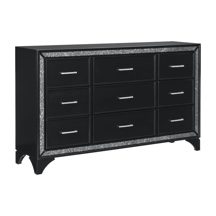 Salon Dresser BLACK PEARLESCENT