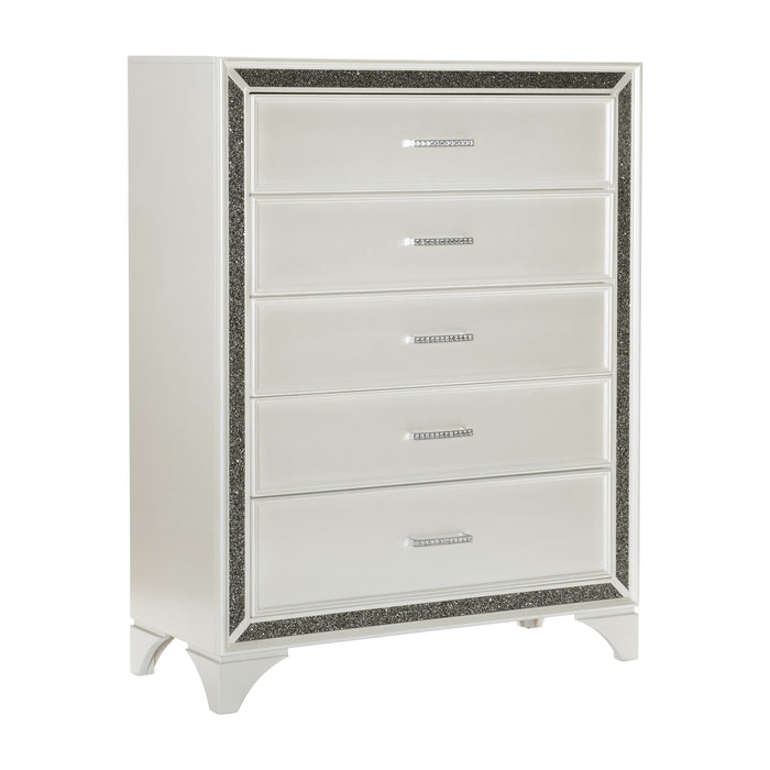 Salon Chest PEARL WHITE