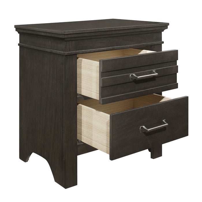 Blaire Farm Nightstand CHARCOAL GREY