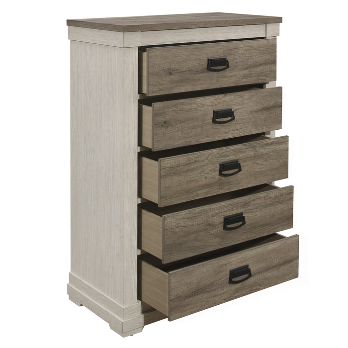 Arcadia Chest WHITE/WEATHERED GREY