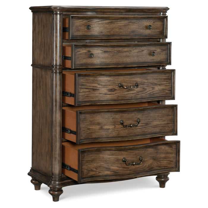 Heath Court Chest BROWN OAK