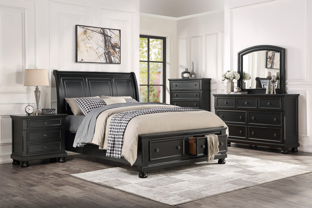 Laurelin Dresser BLACK SAND-THRU