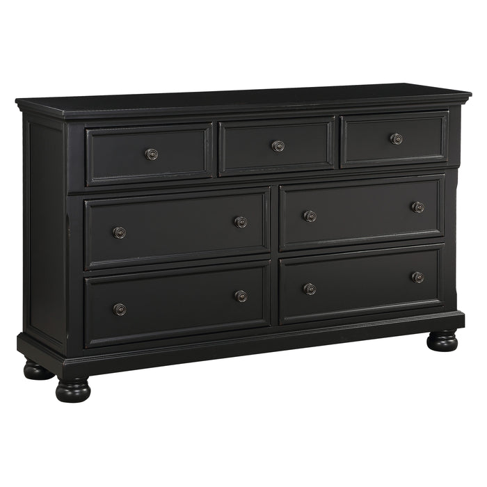 Laurelin Dresser BLACK SAND-THRU