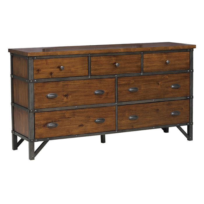 Holverson Dresser RUSTIC BROWN MILK CRATE