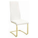 chanel-modern-white-and-rustic-brass-side-chair