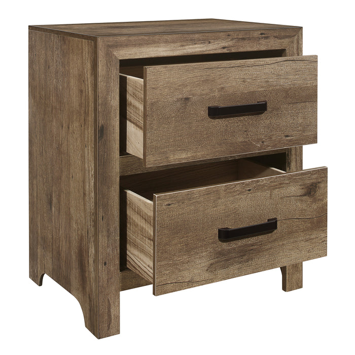 Mandan Nightstand WEATHERED PINE