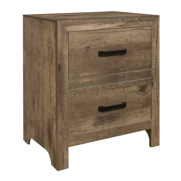 Mandan Nightstand WEATHERED PINE