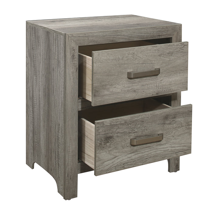 Mandan Nightstand WEATHERED GREY