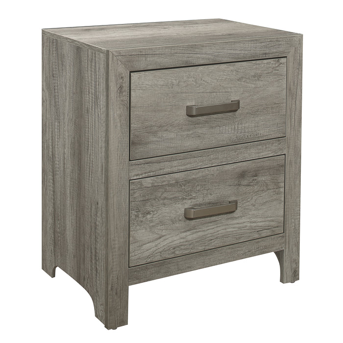 Mandan Nightstand WEATHERED GREY