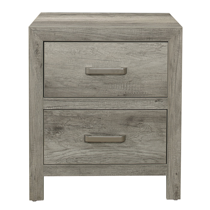 Mandan Nightstand WEATHERED GREY