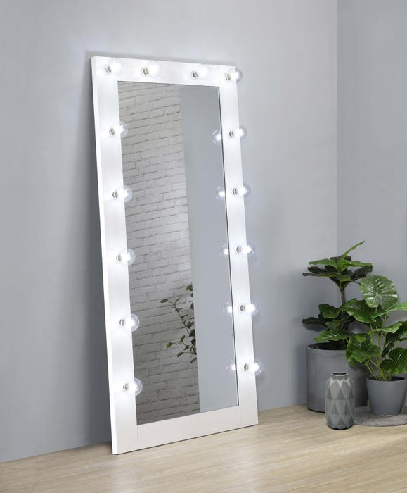 Zayan Floor Mirror WHITE