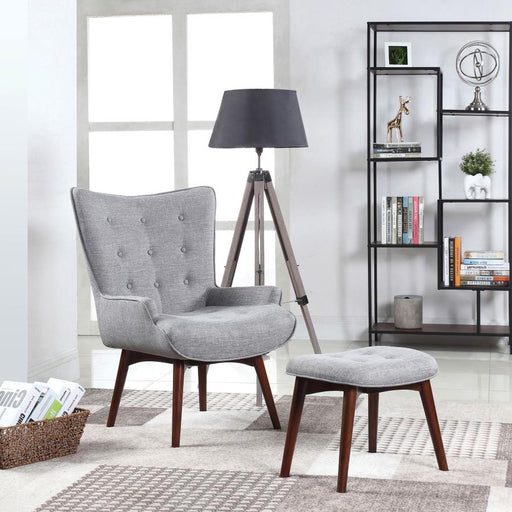 willow-upholstered-accent-chair-with-ottoman-grey-and-brown