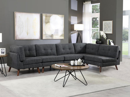 churchill-5-piece-upholstered-modular-sectional-dark-grey