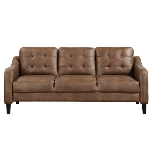 mallory-sofa-brown-microfiber