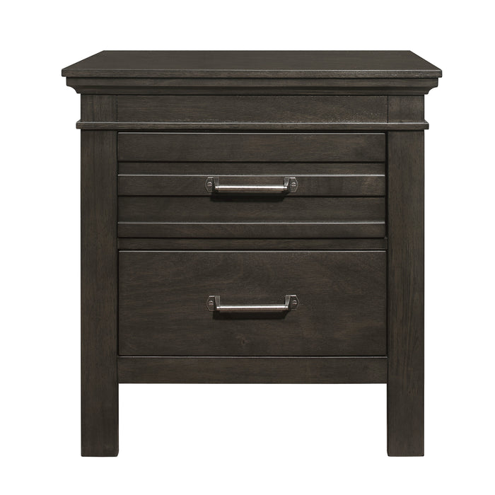 Blaire Farm Nightstand CHARCOAL GREY