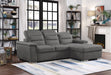 alfio-2-pcs-sectional-w-adj-headrests-pull-out-bed-right-chaise-w-hidden-storage-grey